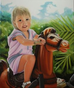 Voir le détail de cette oeuvre: Zélie sur son cheval